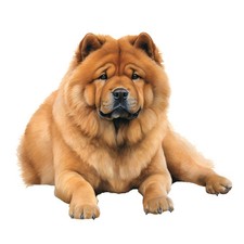3 x autocollants Chow Chow