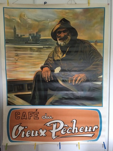 Affiche ancienne cafe - cafe, du