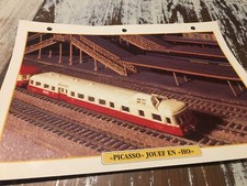 064 Autorail Picasso Jouef HO 1965 1982 Fiche collection ATLAS trains de légende