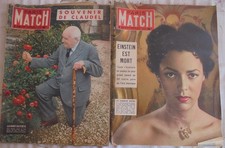 PARIS MATCH ; 2 numéros de 1955