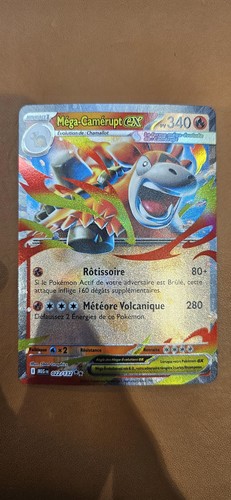 Carte pokémon méga camérupt - carte,