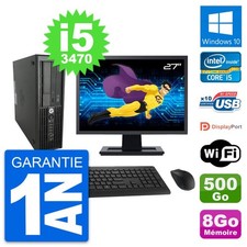 PC HP Z220 SFF Ecran 27" Intel