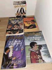 LOT 7 Livres Série HARRY POTTER TOME 1 à 7 J. K. ROWLING,  COFFRET