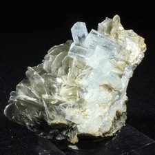 Aigue Marine sur muscovite -