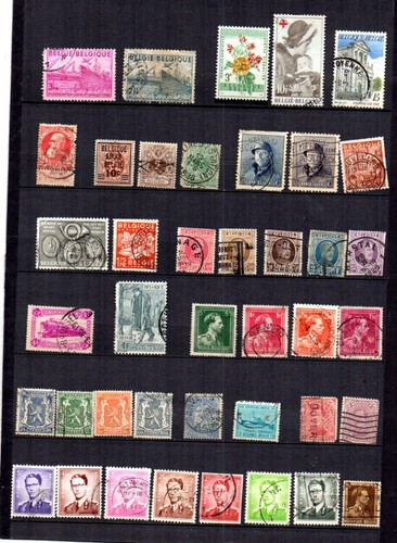 Belgique beau lot timbres - beau,