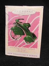 HALLMARK CHRISTMAS ORNAMENT 1935 STREETCRAFT STREAMLINE VELOCIPEDE BIKE 1997