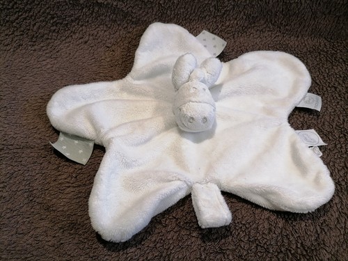 Doudou plat âne paco - paco, blanc