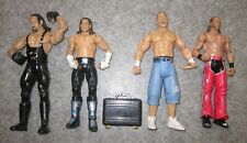 4 FIGURINES CATCH WWE RAW SMACKDOWM CENA, MATT HARDY, SHAWN MICHAELS, UNDERTAKER