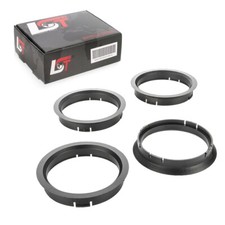 4x Centrage Noir Jantes en