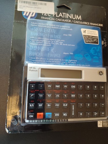 12c platinum financial - hp,