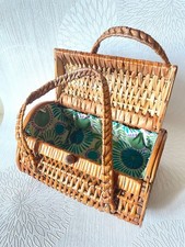 🌟  ancien PANIER en ROTIN