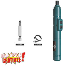 Tournevis Électrique Sans Fil + USB & Embout Parfait pour Montage Meubles