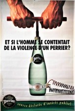 Perrier affiche - perrier (boisson),
