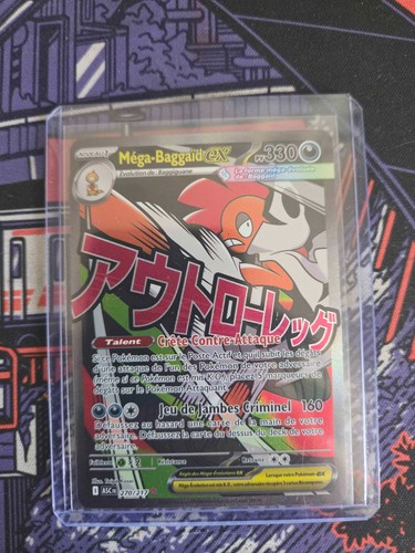Carte pokemon méga baggaïd - carte,