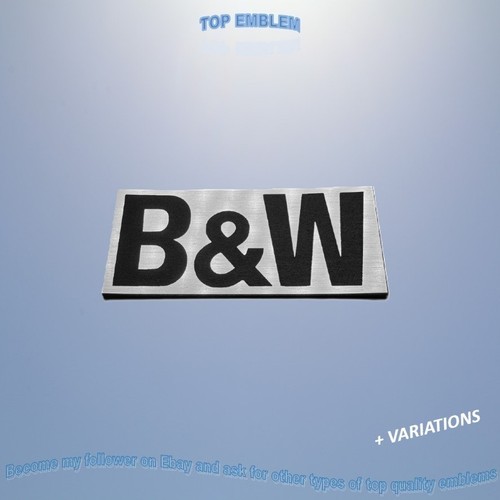 Bowers wilkins w emblème - bowers, &