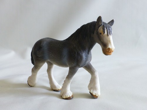 Schleich clydesdale grey mare - schleich,