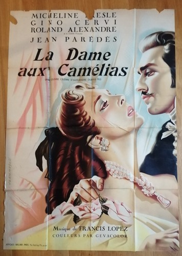 Dame aux camelias affiche - aux,