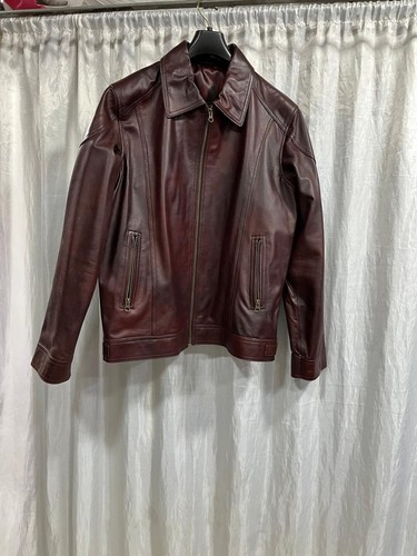 Veste cuir motard - en, de
