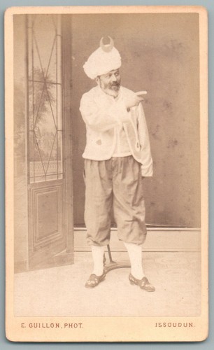 Cdv acteur costume turc - acteur,