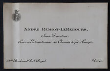 Carte de visite noblesse