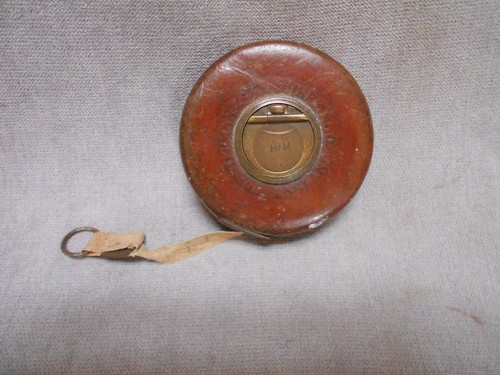 Ancien mètre ruban - ruban, cuir