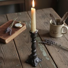 Bougeoir en fonte, chandelier