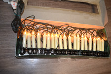 Guirlande ancienne électrique lumineuse sapin Noël 20 lampes  bougies