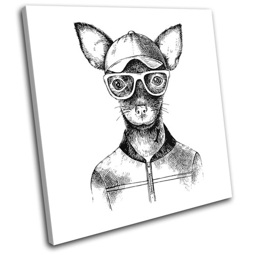 Hipster animals toy terrier - animals,