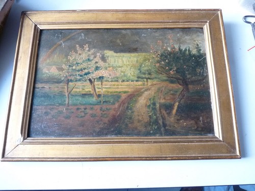 Tableau peinture huile - tableau,