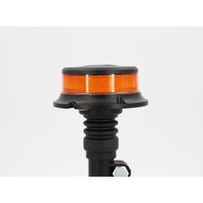 Gyrophare 18 LED IP67 - Fixation flexible pour tige - 12/24V