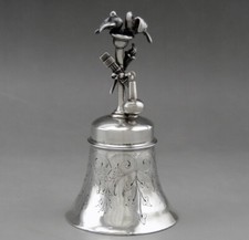 Tiffany & Co Rare Cloche De Table en Argent Massif Sterling Tiffany 1868-1869