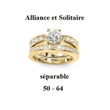 Dolly-Bijoux Bague T62 2 en 1