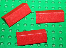 3 x Lego Red Slope 45 2x4 Double ref 3041 set 725 4886 7898 7633 375 7834 6349