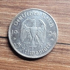  ALLEMAGNE 5 MARK REICH 1934