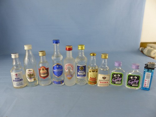 Lot mignonnettes vodka - de,