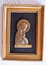 CADRE TABLEAU VIERGE En BRONZE par Editions G.G. BEL ENCADREMENT Vieil Or