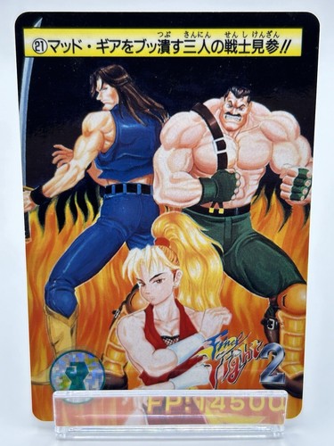 Final fight2 game card - final, anime