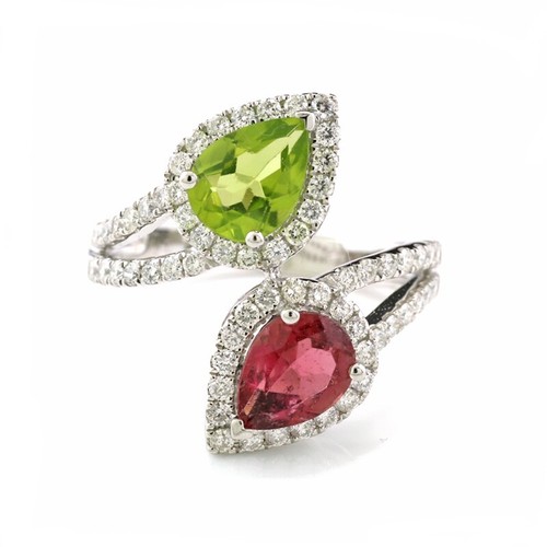 Bague jumeau turmaline - bague, en