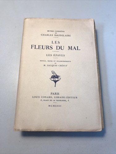 Baudelaire les fleurs - baudelaire,