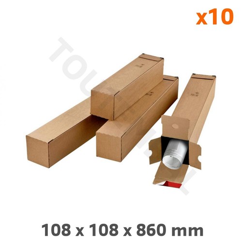 Grand tube carton - à, bande