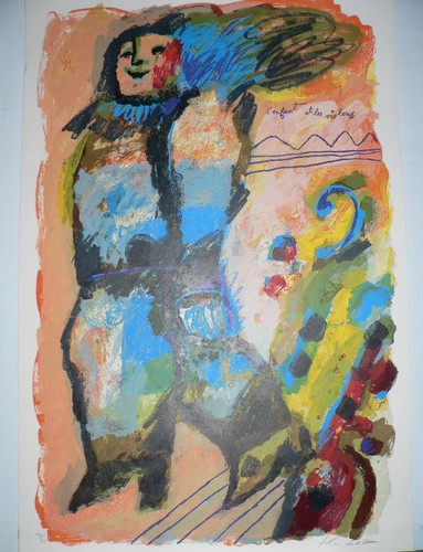 Superbe lithographie originale - superbe,