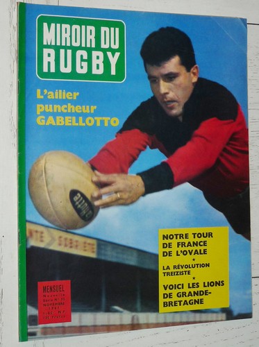 Miroir rugby 1961 - rugby,