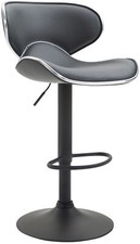 Tabouret de Bar Las Vegas V2 avec Hauteur Réglable Dossier et Repose-pieds 