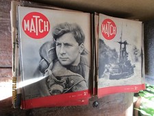 Lot de revues PARIS MATCH anciennes: 12 des années 1939 / 20 des années 1940