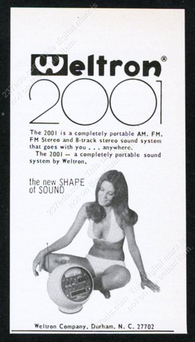 1972 weltron 2001 stereo fm - 1972, am