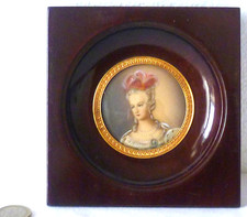 ANCIENNE MINIATURE PEINTE SUR