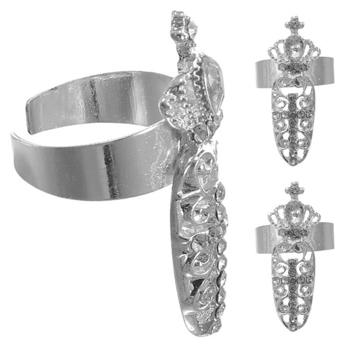 Pcs bague ongle bijoux - d,