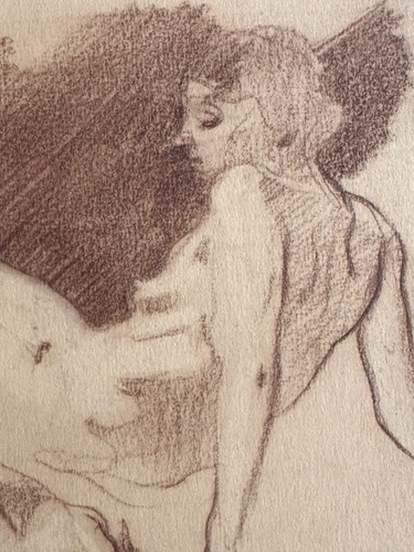 Dessin ancien terles portrait - dessin,