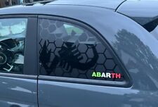 2x Stickers nid D'abeille Fiat Abarth Scorpion 500 500c Sur Mesure 2016-2024