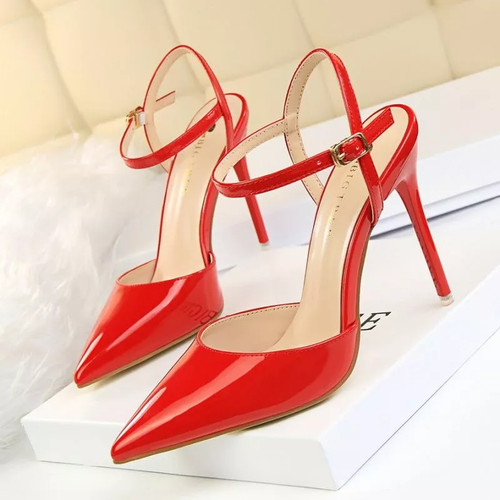 éscarpins rouge poli sexy - rouge,